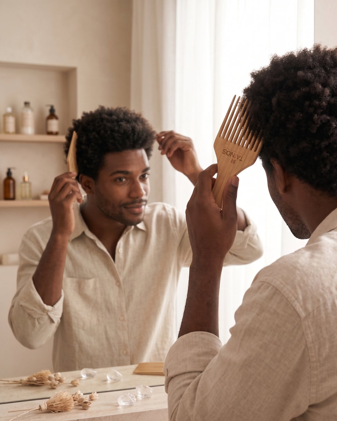 Peigne afro